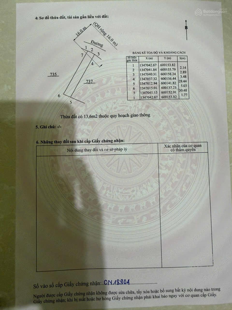 Chính chủ kẹt tiền bán gấp lô đất trung tâm Phước Đồng, đường 16m, sổ đỏ thổ cư, 160.9m2 giá 2.5 tỷ 16015588
