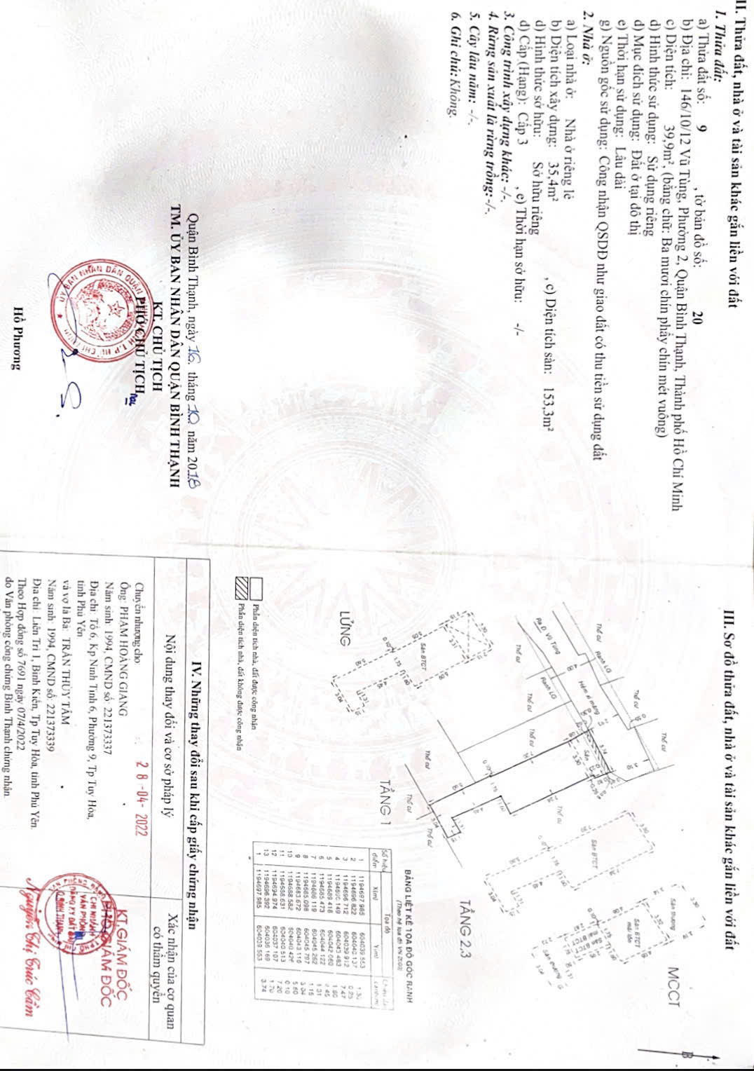 BÁN NHÀ 39,9M2, 5 TẦNG, 4PN,  SẴN SỔ  HẺM 146 VŨ TÙNG, BÌNH THẠNH GIÁP QUẬN 1 16015722