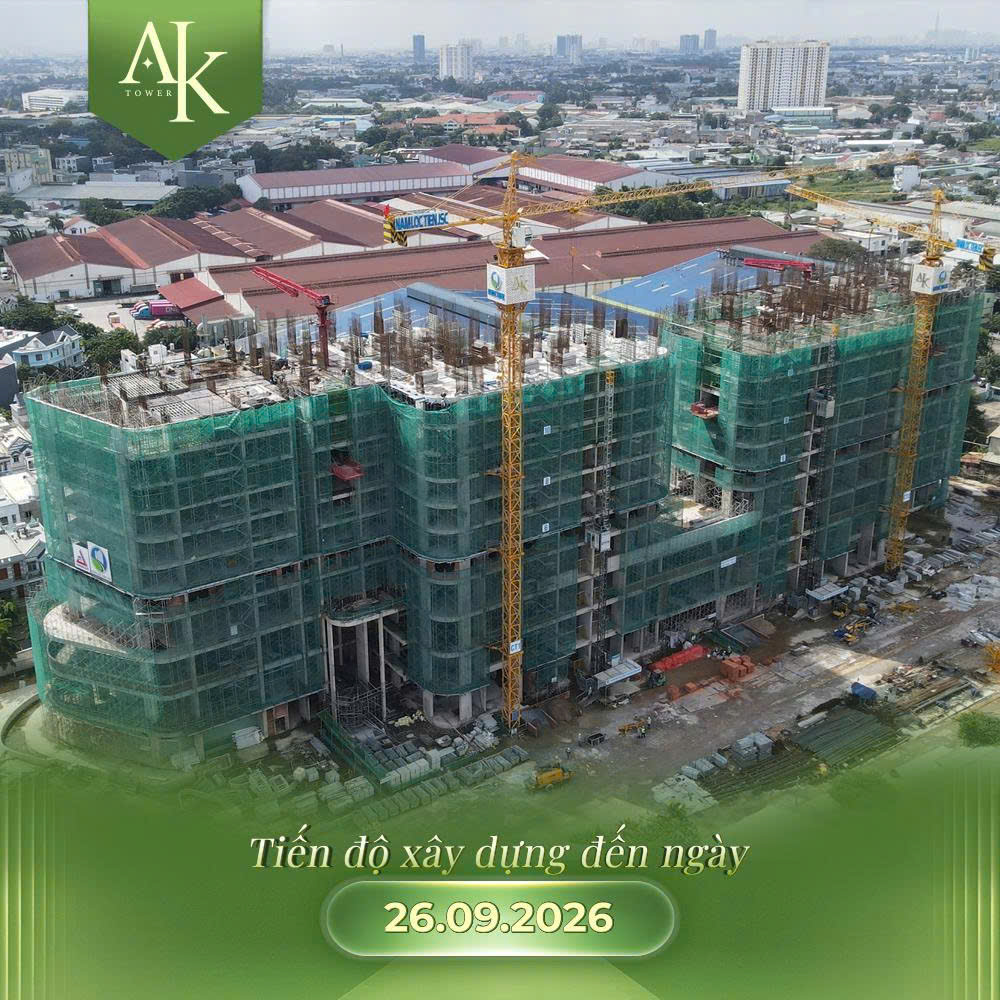 Cập nhật tiến độ A&K Tower đã lên tới tầng 12, đang giữ chỗ dợt mới: 1 tỷ 690/ căn (chưa trừ ưu đãi) 16015760
