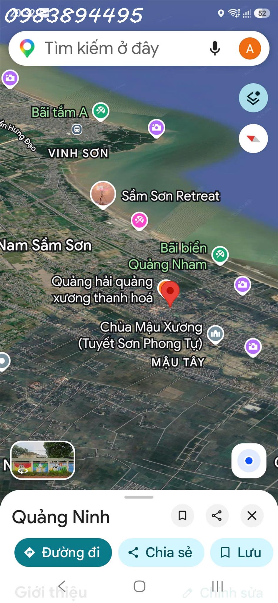 Bán đất đẹp tại xã Quảng Ninh, huyện Quảng Xương, Thanh Hóa, 340m2, giá đầu tư 16015794
