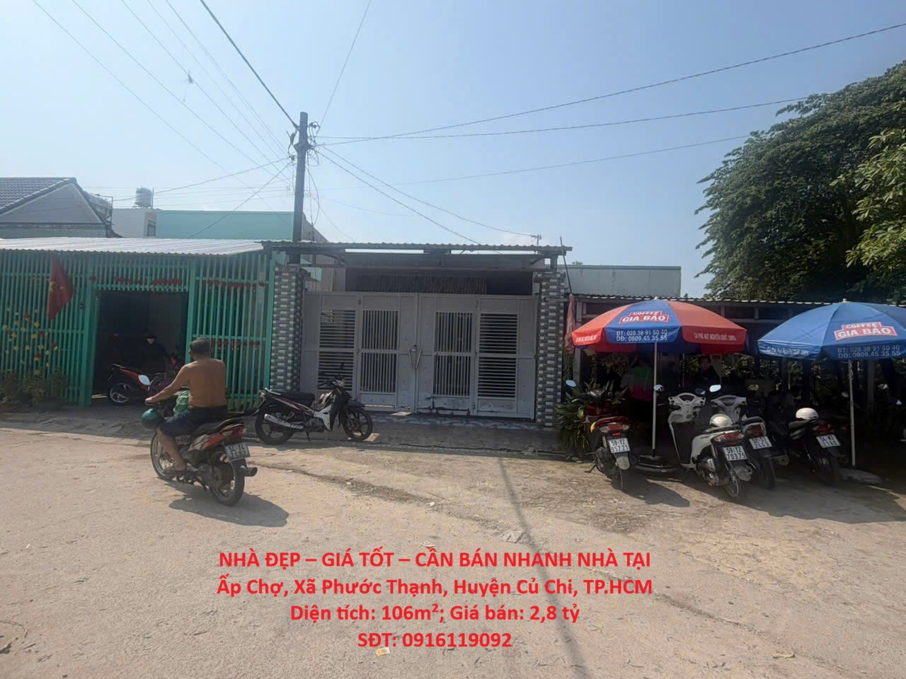 NHÀ ĐẸP – GIÁ TỐT – CẦN BÁN NHANH NHÀ TẠI Ấp Chợ, Xã Phước Thạnh, Huyện Củ Chi, TP.HCM 16015868