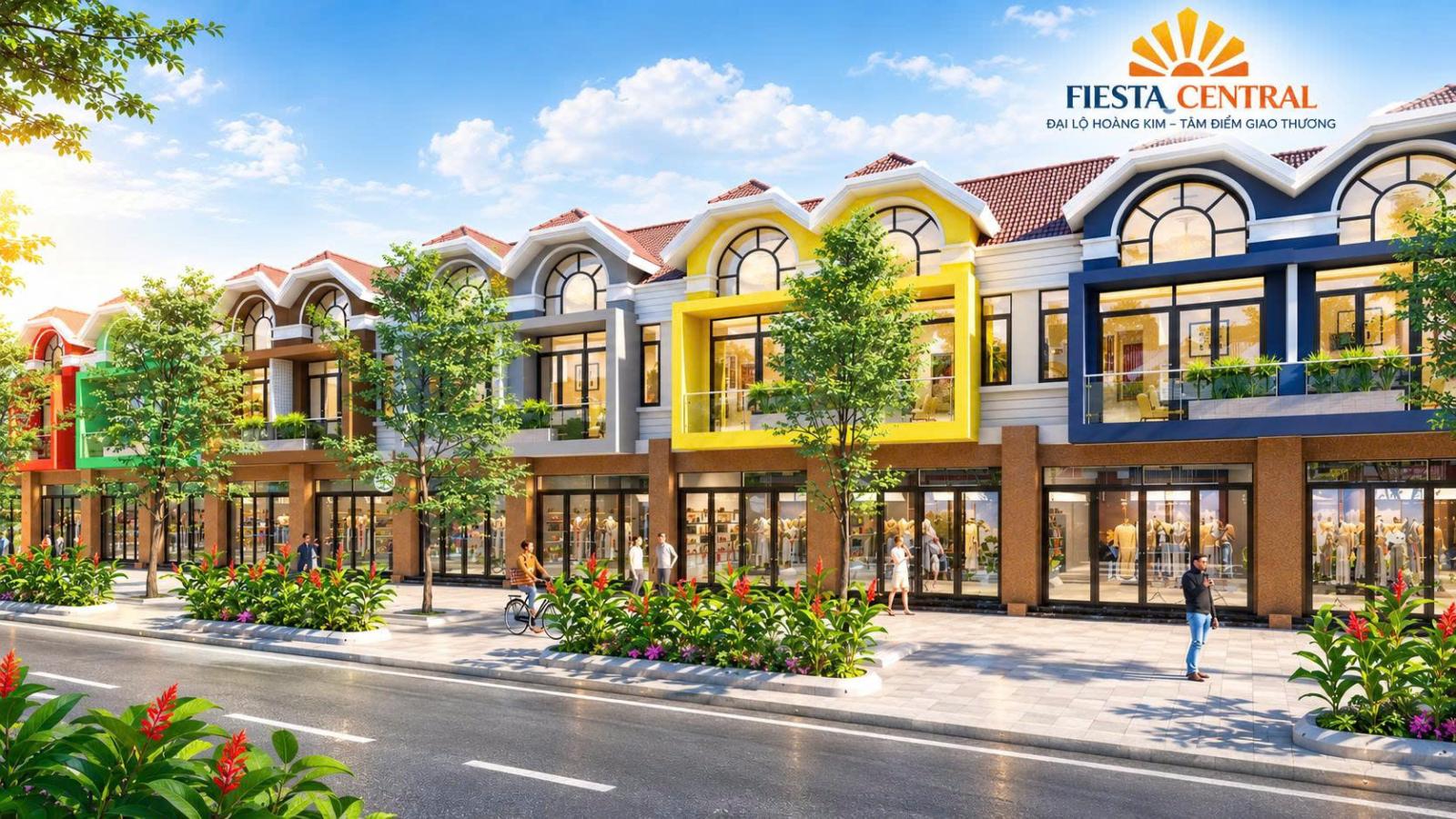 FIESTA CENTRAL BÌNH DƯƠNG – CĐT BECAMEX GIÁ TỪ 4,3 TỶ/CĂN 0987663865 16015998