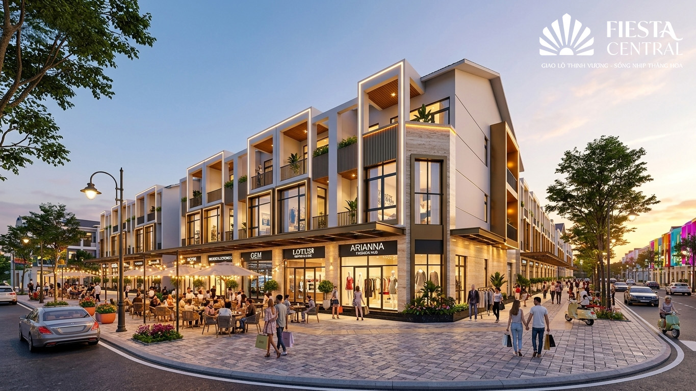 SỞ HỮU SIÊU PHẨM  FIESTA CENTRAL BÌNH DƯƠNG SHOPHOUSE  2 MẶT TIỀN ĐẠI LỘ LÊ LỢI – CHỈ VỚI 1,38 TỶ 16016153