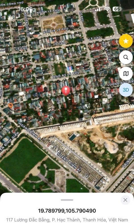 HOT HOT - CẦN BÁN NHANH QUỸ ĐẤT 2 MẶT TIỀN ĐƯỜNG LƯƠNG ĐẮC BẰNG, Phường Đông Sơn, TP. Thanh Hóa 16016164