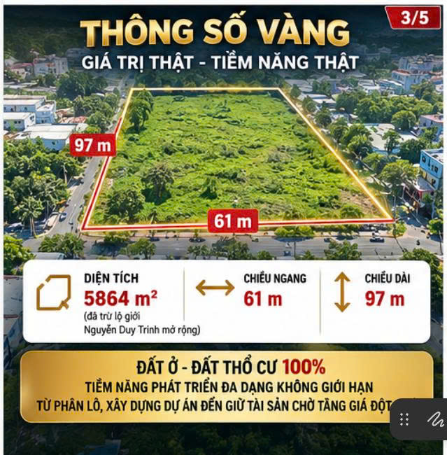 Bán Gấp  Đất Lô Góc MT Nguyễn Duy Trinh, Phú Hữu Q9 - 5864m2, 598 tỷ 16016429