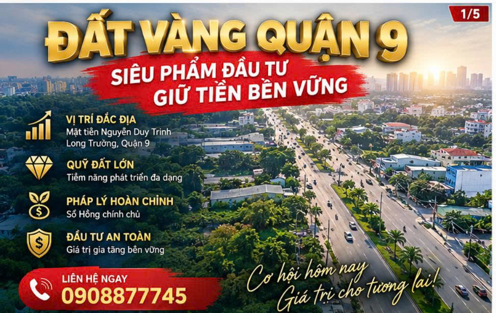 Bán Gấp  Đất Lô Góc MT Nguyễn Duy Trinh, Phú Hữu Q9 - 5864m2, 598 tỷ 16016430