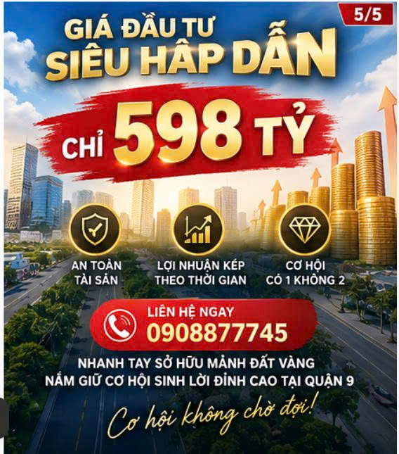 Bán Gấp  Đất Lô Góc MT Nguyễn Duy Trinh, Phú Hữu Q9 - 5864m2, 598 tỷ 16016430