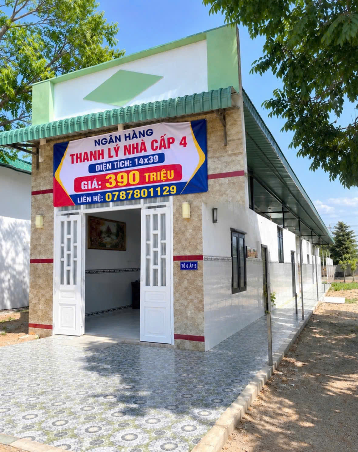 Ngân hàng thanh lý ngôi nhà cấp 4 và miếng đất 16016530