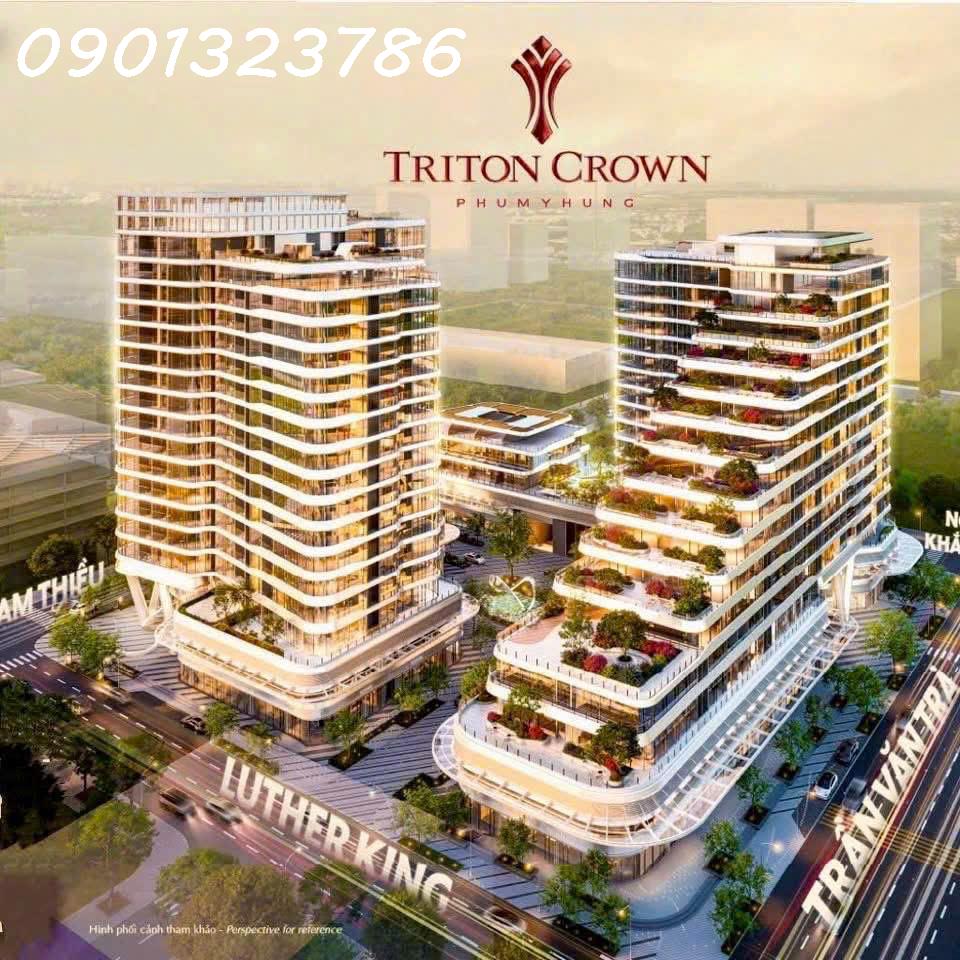 Bán căn 2 Phòng ngủ 87 m2 dự án Triton Crown Giá tốt nhất dự án, mua TT Phú Mỹ Hưng, LS 0% ân hạn 16016532