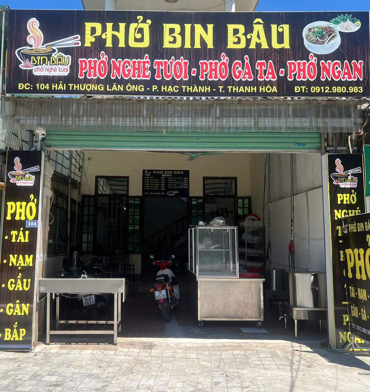 SANG NHƯỢNG QUÁN PHỞ ĐANG HOẠT ĐỘNG TẠI HẢI THƯỢNG LÃN ÔNG, THANH HÓA 16016662