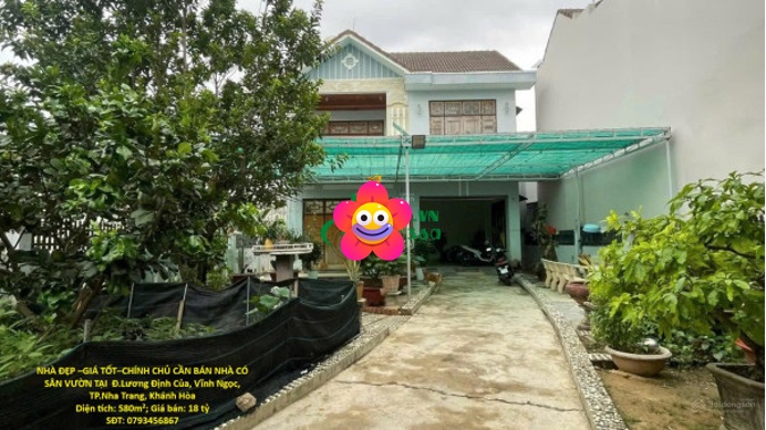 ⭐️Chính chủ bán nhà đẹp có sân vườn Đ.Lương Định Của, Vĩnh Ngọc, Tây Nha Trang, Khánh Hòa; 0793456867 16016715