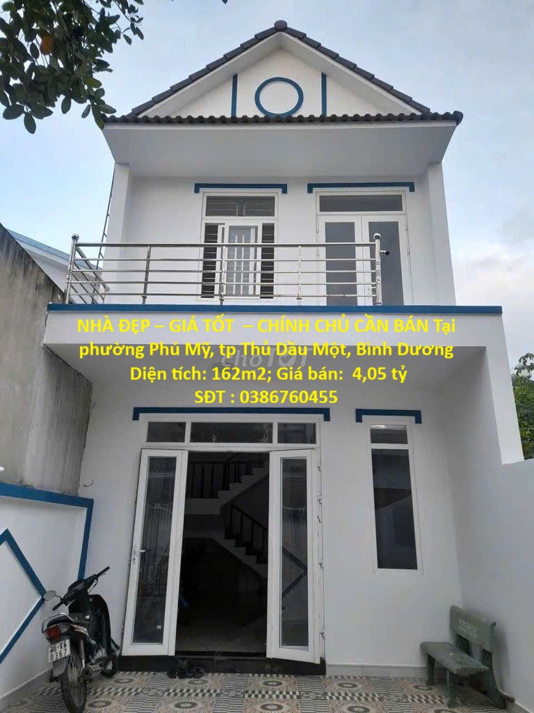 NHÀ ĐẸP – GIÁ TỐT  – CHÍNH CHỦ CẦN BÁN Tại phường Phú Mỹ, tp Thủ Dầu Một, Bình Dương 16016843
