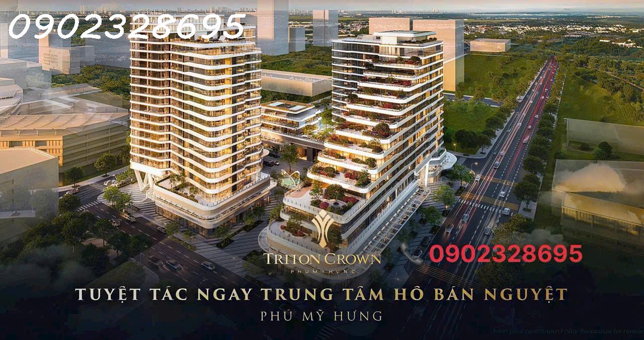 MỞ BÁN BỐC THĂM CĂN HỘ TRITON CROWN HỒ BÁN NGUYỆT PHÚ MỸ HƯNG 16017020