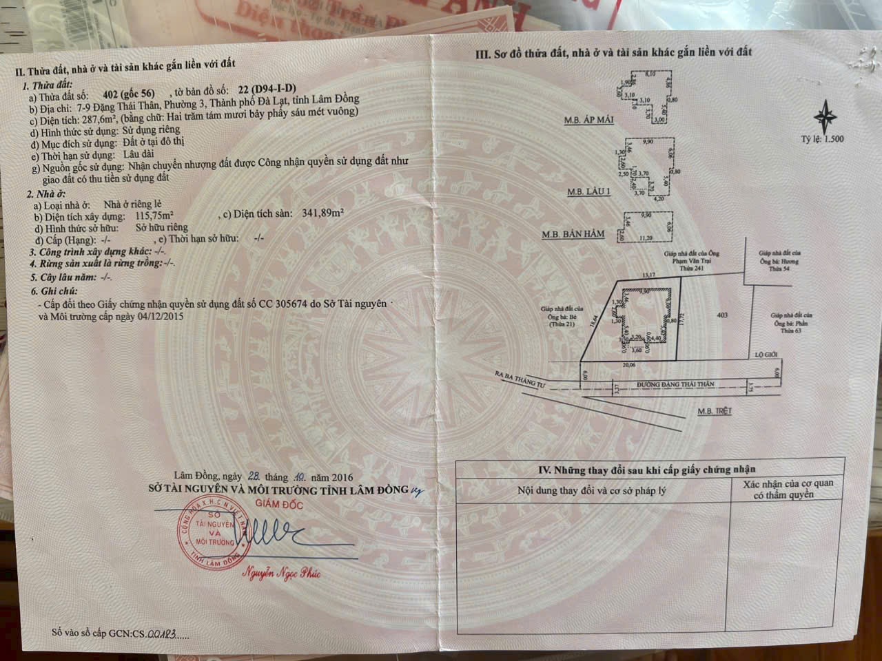 BIỆT THỰ ĐẸP – GIÁ TỐT – CẦN BÁN BIỆT THỰ VIEW TẠI Đường Đặng Thái Thân, P. 3, TP. Đà Lạt, Lâm Đồng 16017213