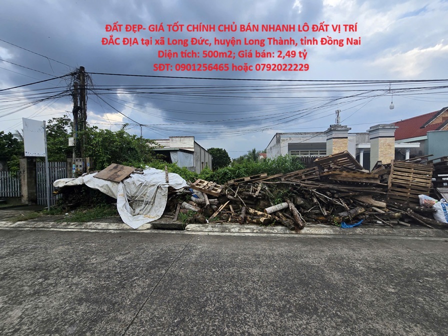 ĐẤT ĐẸP- GIÁ TỐT CHÍNH CHỦ BÁN NHANH LÔ ĐẤT VỊ TRÍ ĐẮC ĐỊA tại huyện Long Thành, tỉnh Đồng Nai 16017215
