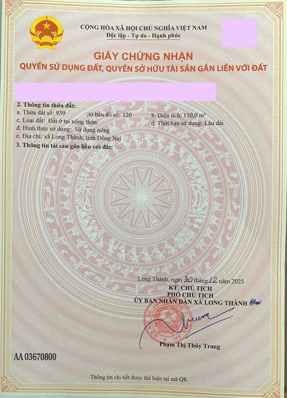 ĐẤT ĐẸP – GIÁ TỐT  – CHÍNH CHỦ CẦN BÁN tại khu Tái Định Cư Lộc An Bình Sơn, Phường Long Thành, TP 16017281