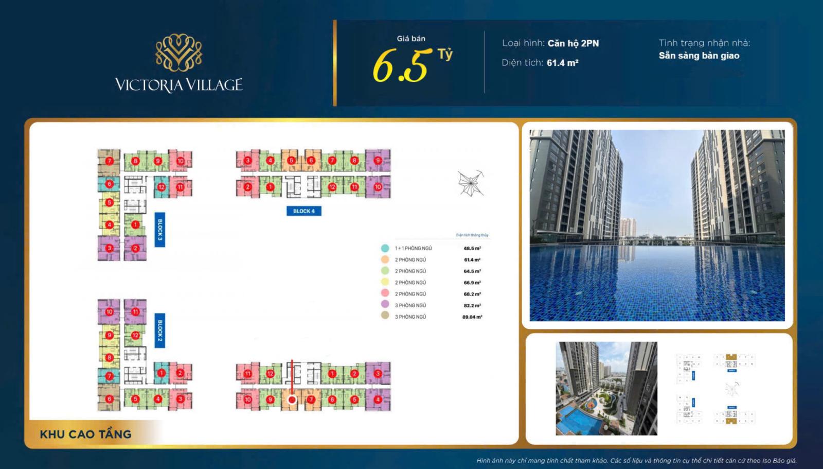 VICTORIA VILLAGE - 2PN - 61,4M² - VIEW SÔNG 16017305