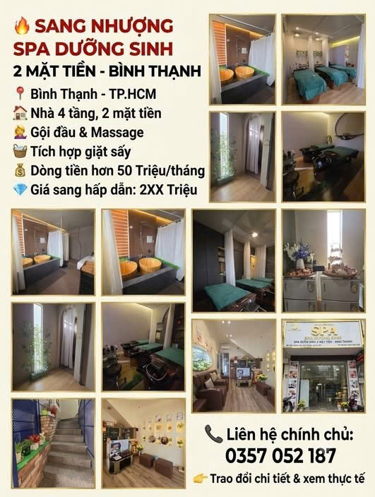 SANG NHƯỢNG SPA DƯỠNG SINH – 2 MẶT TIỀN BÌNH THẠNH Địa chỉ: Tân Cảng, Phường 25 (Phường Thạnh Mỹ 16017555