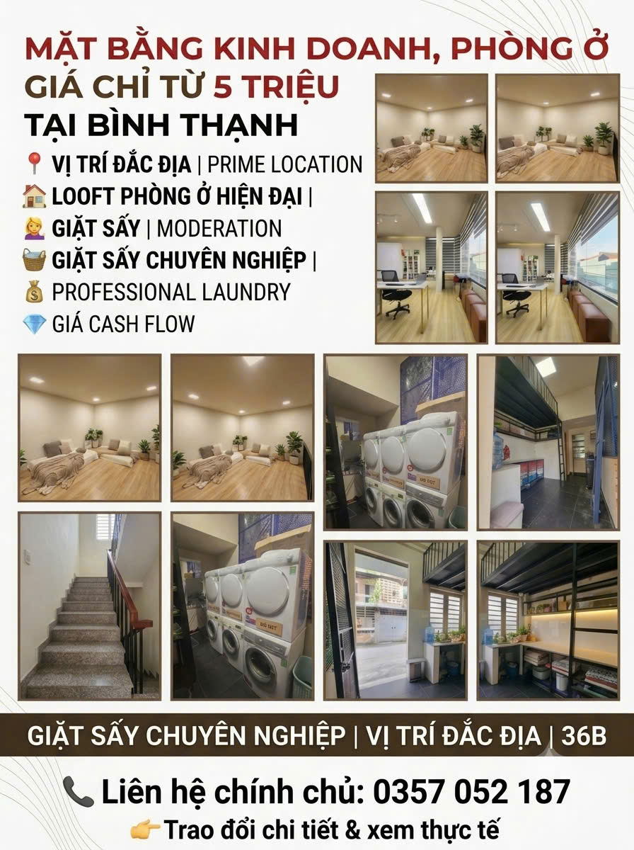 CHÍNH CHỦ CẦN CHO THUÊ MẶT BẰNG KINH DOANH & PHÒNG ĐỂ Ở – vị trí thuận tiện, dễ di chuyển  TÂN CẢNG 16017581