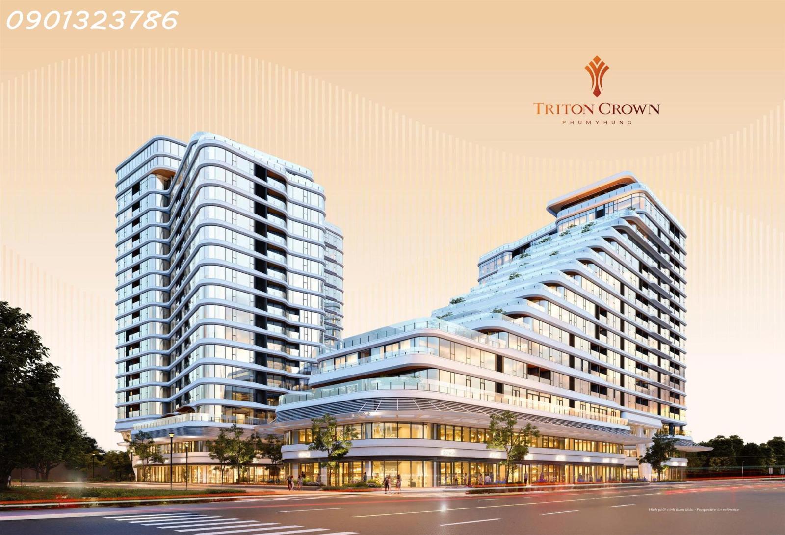 SỞ HỮU TRITON CROWN HỒ BÁN NGUYỆT – TT 20% KÝ HĐMB, LS 0%, ÂN HẠN GỐC ĐẾN NHẬN NHÀ  BLOCK A 16017620