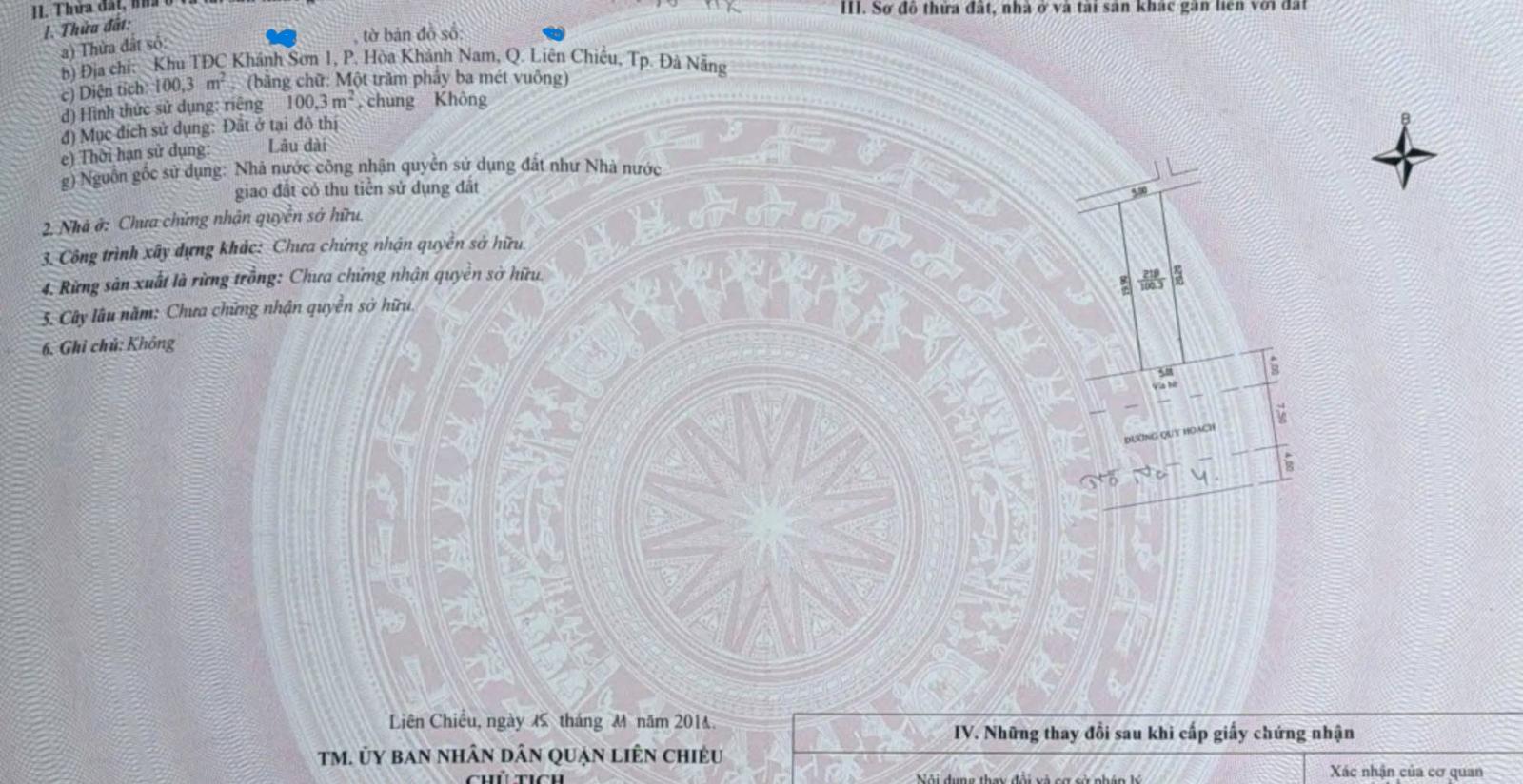 🔴Bán đất mặt tiền Trà Na 4, phường Hòa Khánh Nam 16017932