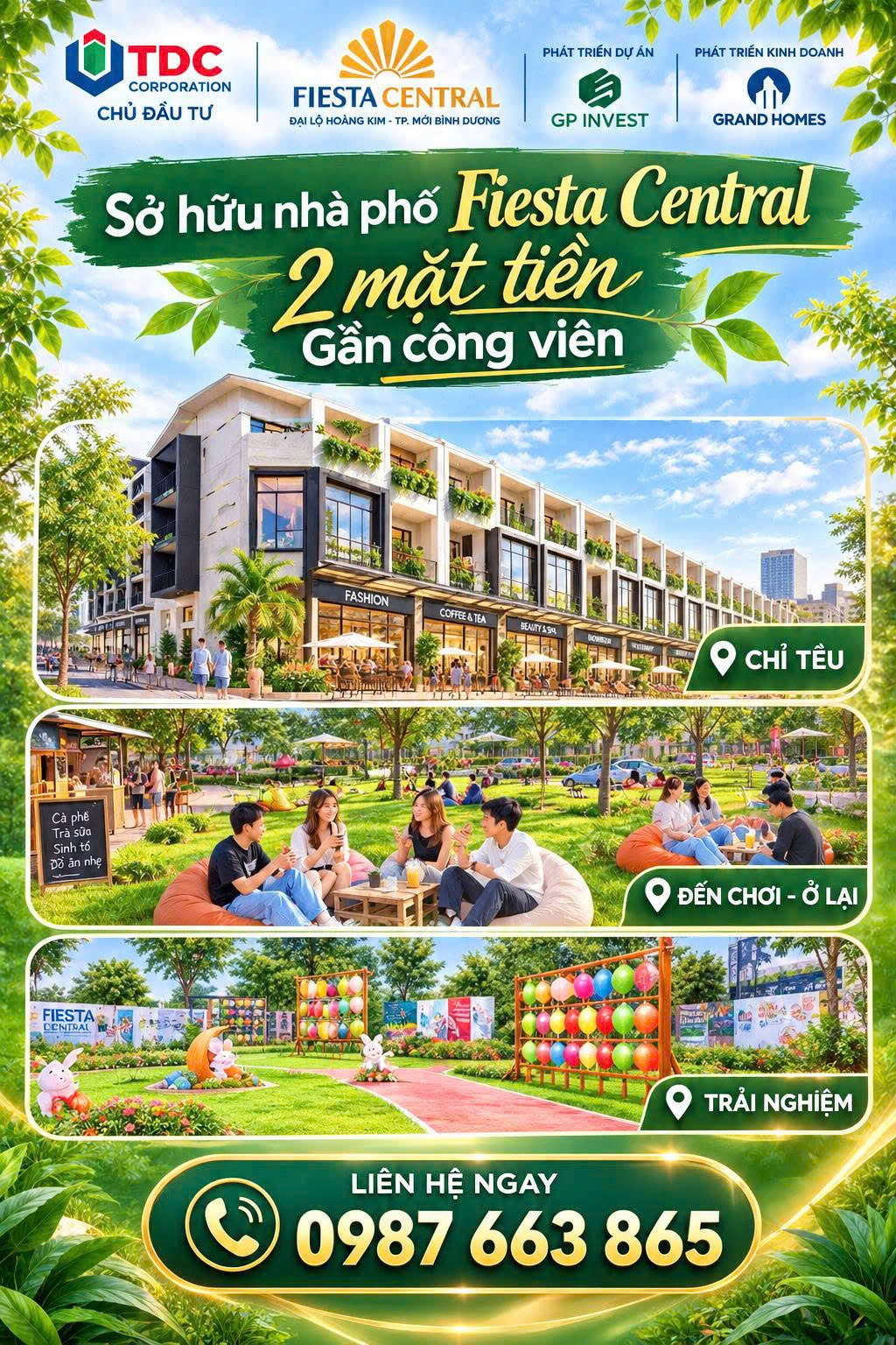 DỰ ÁN FIESTA CENTRAL BÌNH DƯƠNG  GẦN CÔNG VIÊN – THÊM SỨC HÚT CHO NHÀ PHỐ THƯƠNG MẠI 16018324