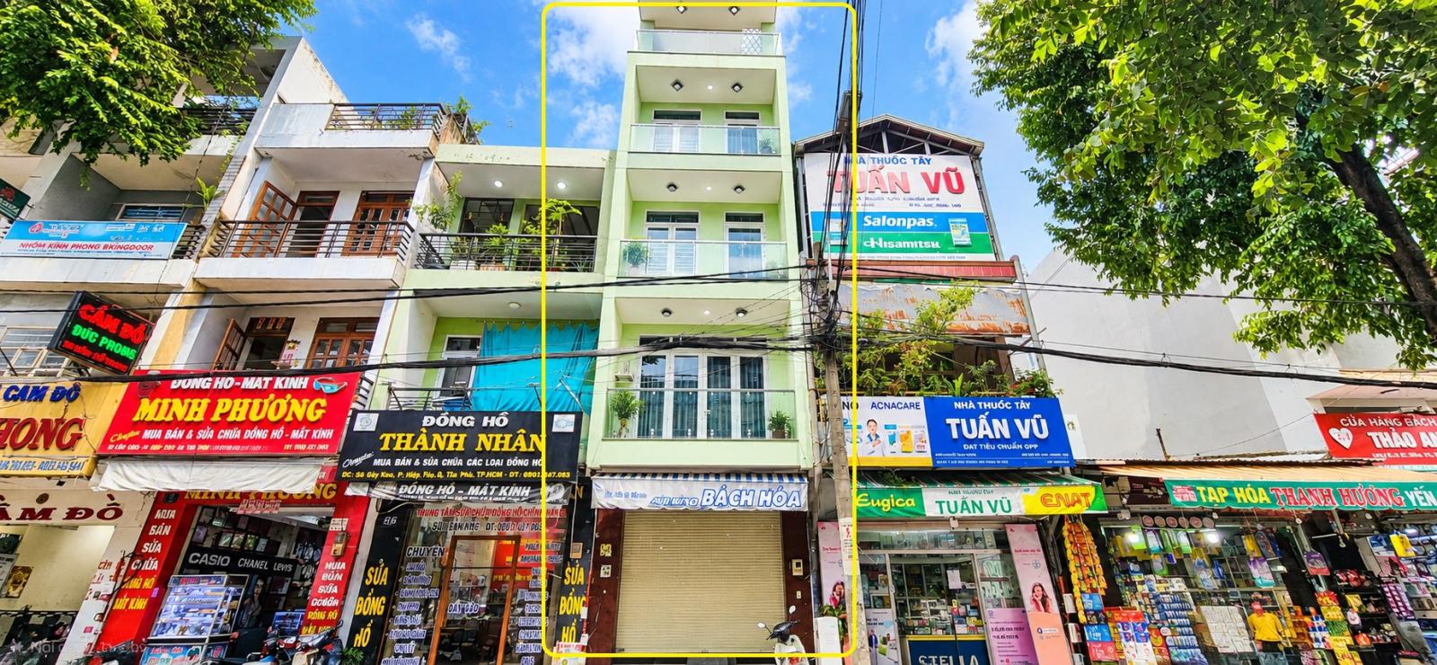 Cho thuê nhà Mặt Tiền NGAY CHỢ HIỆP TÂN 64m², 5TẦNG, 30Triệu - CẠNH CHUNG CƯ, NGÃ TƯ ĐẦM SEN 16018368