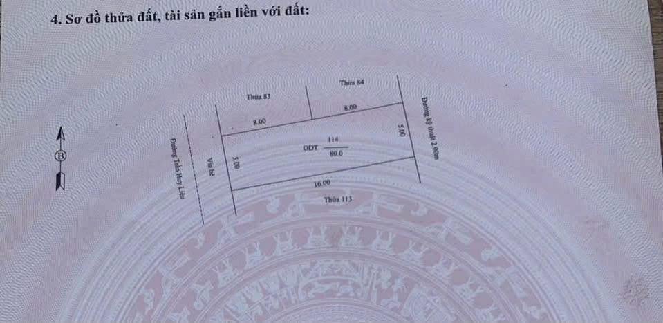 Bán đất mặt đường Trần Huy Liệu, ph Tứ Minh, TP HD, 80m2, mt 5m, đường 13.5m, 3.x tỷ 16018605