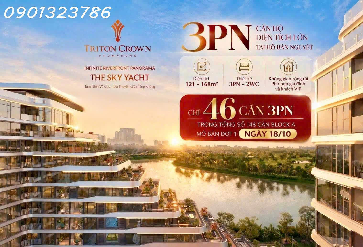 BÁN CĂN HỘ TRITON CROWN QUẬN 7 – VỊ TRÍ ĐẮC ĐỊA HỒ BÁN NGUYỆT, LÃI SUẤT 0%, ÂN HẠN GỐC ĐẾN KHI NHẬN 16018709