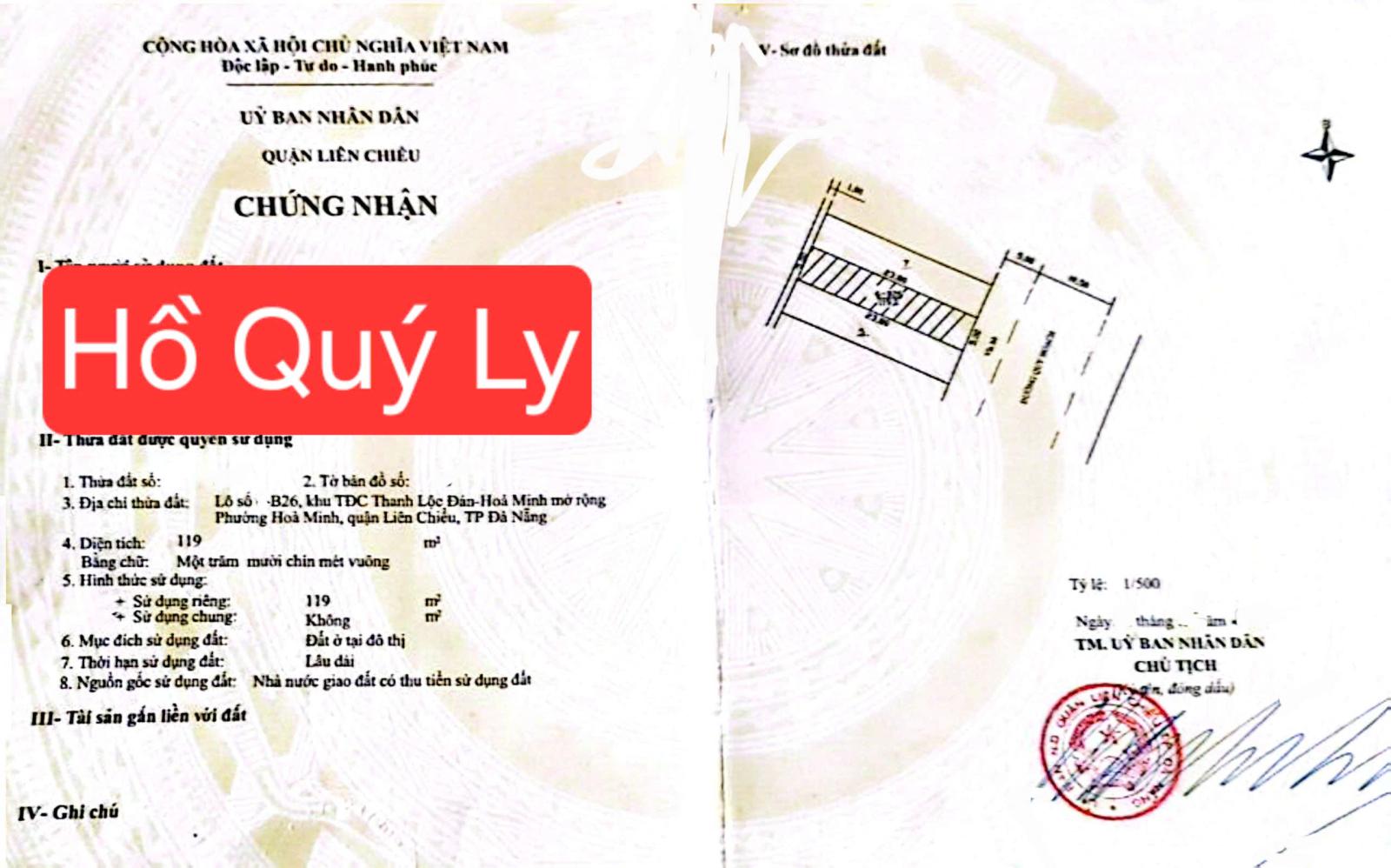 🔴💥Bán đất đường 10.5m Hồ Quý Ly - Đối diện trường học C2 16018755