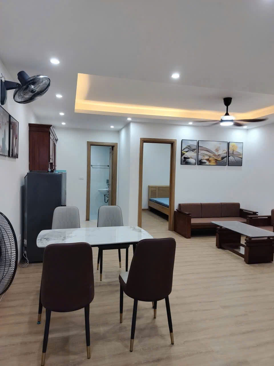 Cho thuê căn hộ 2 phòng ngủ đầy đủ nội thất, giá chỉ 7,5 triệu/tháng chung cư Thanh Hà 16018765