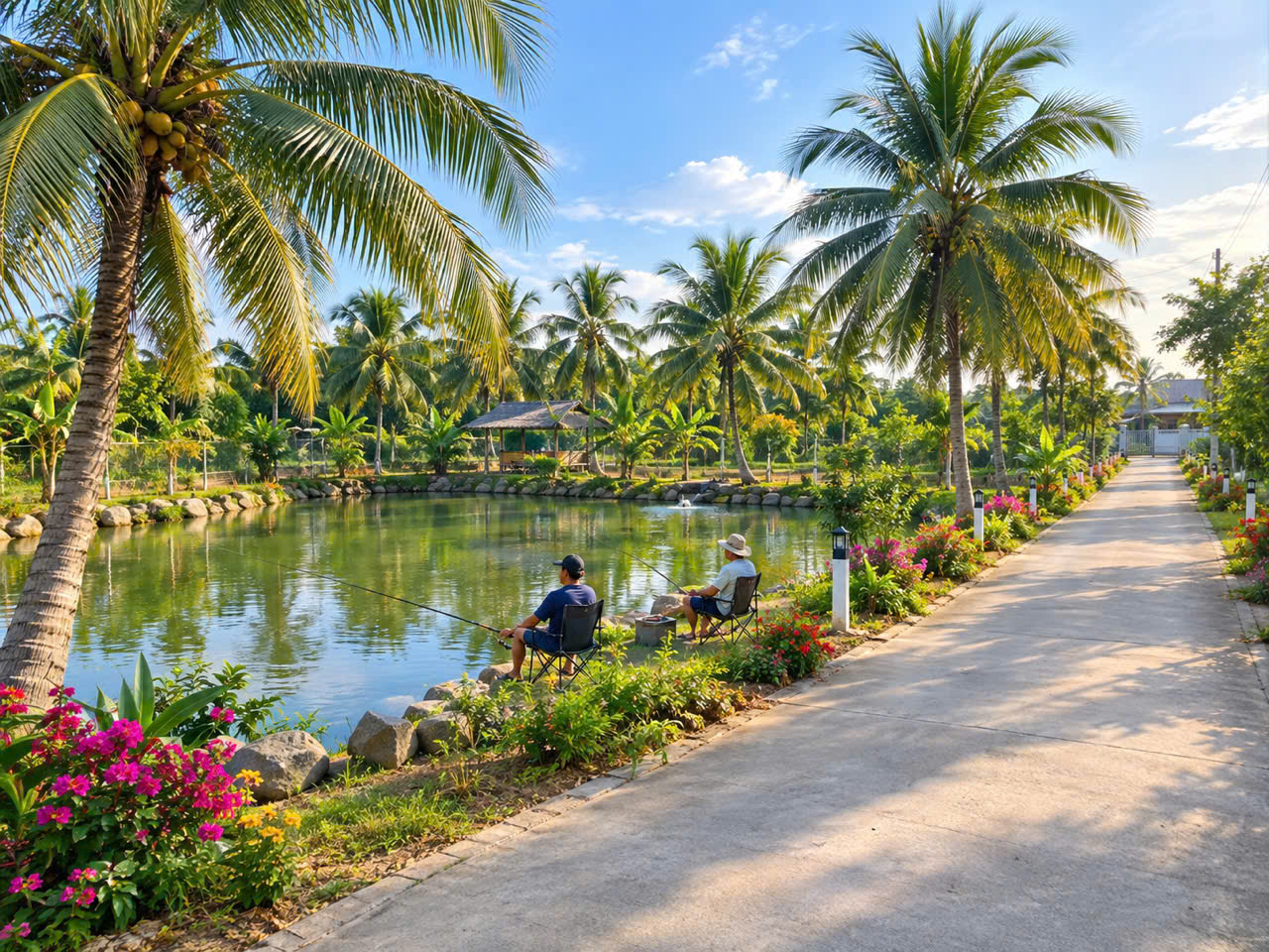 Sở hữu ngay 1 sào đất vườn 200m2 thổ cư, mặt tiền 37m, có ao cá vườn dừa xanh mát, giá 1,55 tỷ 16018808