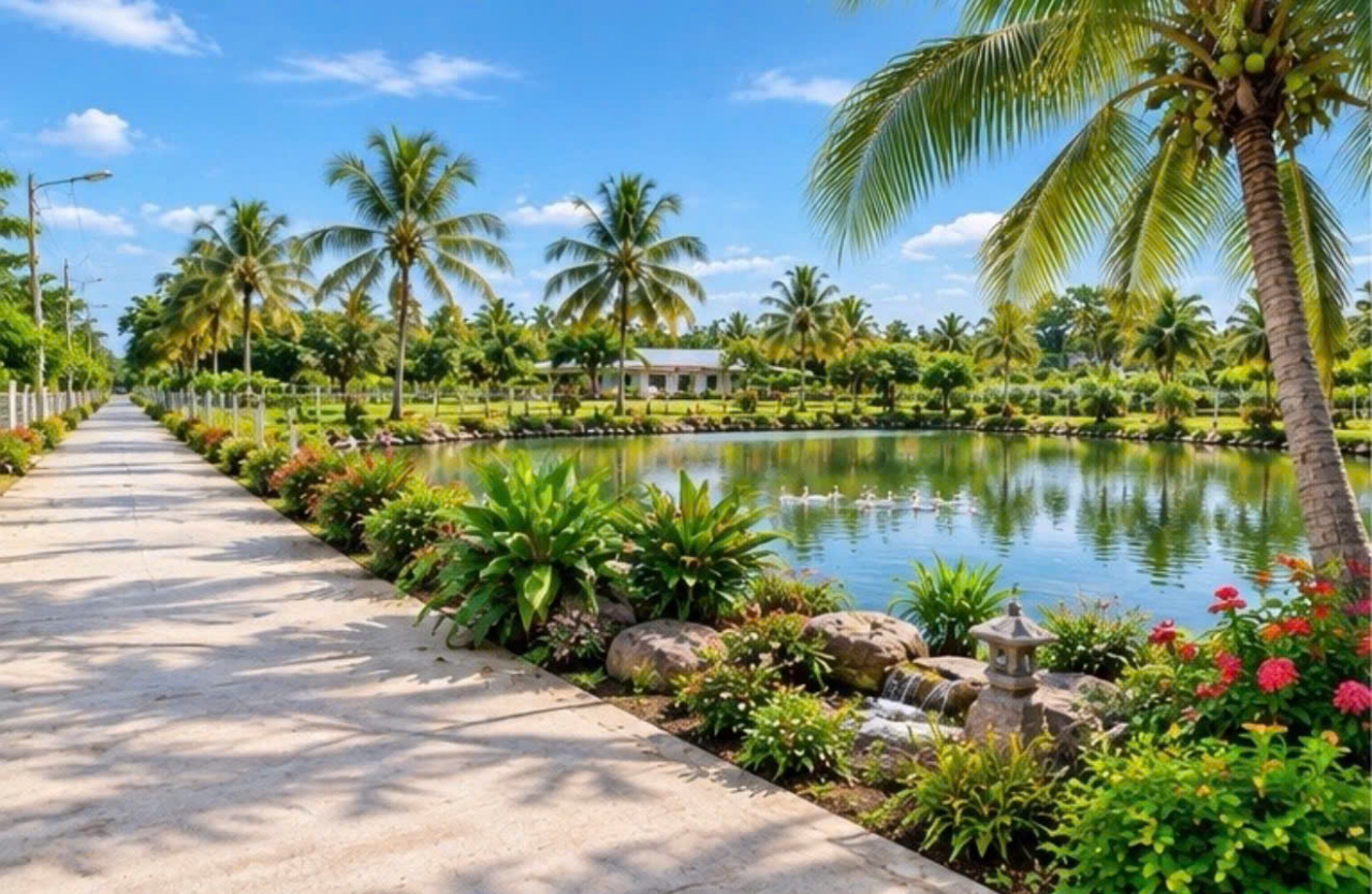 Sở hữu ngay 1 sào đất vườn 200m2 thổ cư, mặt tiền 37m, có ao cá vườn dừa xanh mát, giá 1,55 tỷ 16018808