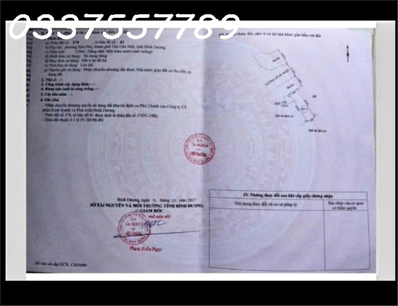 Bán đất tặng nhà cấp 4 tại Hòa Phú, Thủ Dầu Một, DT 110m2 full thổ cư, giá 5,8 tỷ 16018975