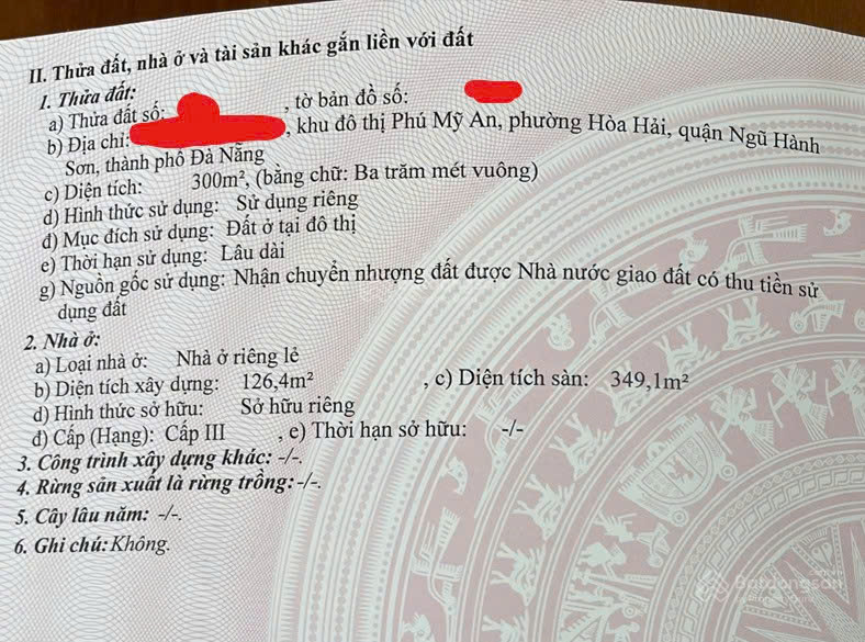 Bán biệt thự ven sông khu đô thị Phú Mỹ An, Đà Nẵng diện tích 300m², hồ bơi riêng, sàn 349,1m² 16018990