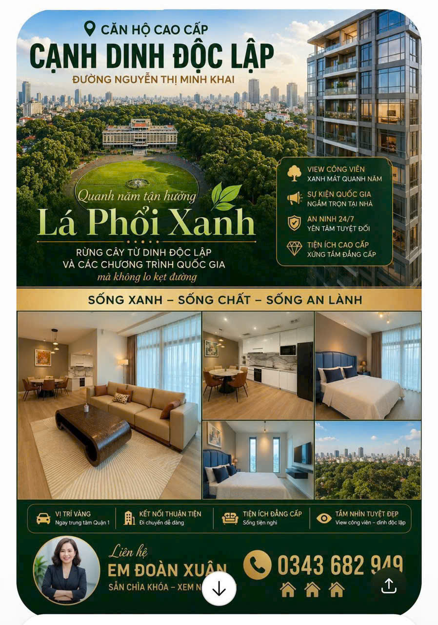 CĂN HỘ GẦN DINH ĐỘC LẬP GIÁ SIÊU TỐT RẺ – GIÁ TRỊ KHÔNG CHỈ LÀ MỘT NƠI ĐỂ Ở 16019249
