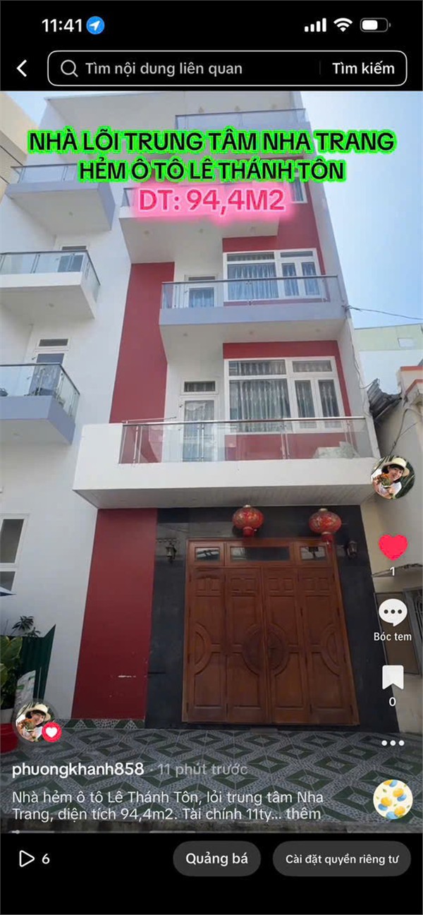 ĐẦU TƯ SINH LỜI – CẦN BÁN NHANH CĂN NHÀ VỊ TRÍ TRUNG TÂM Nha Trang, Khánh Hòa 16019495