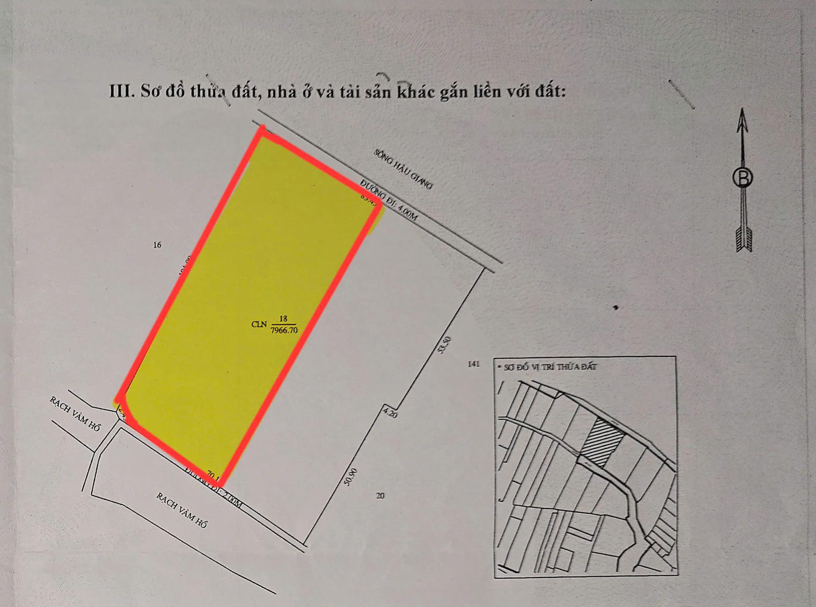 ĐẤT SINH THÁI NGHỈ DƯỠNG 4.000 M² – MẶT TIỀN SÔNG LỚN, CỒN SƠN, CẦN THƠ 16019530