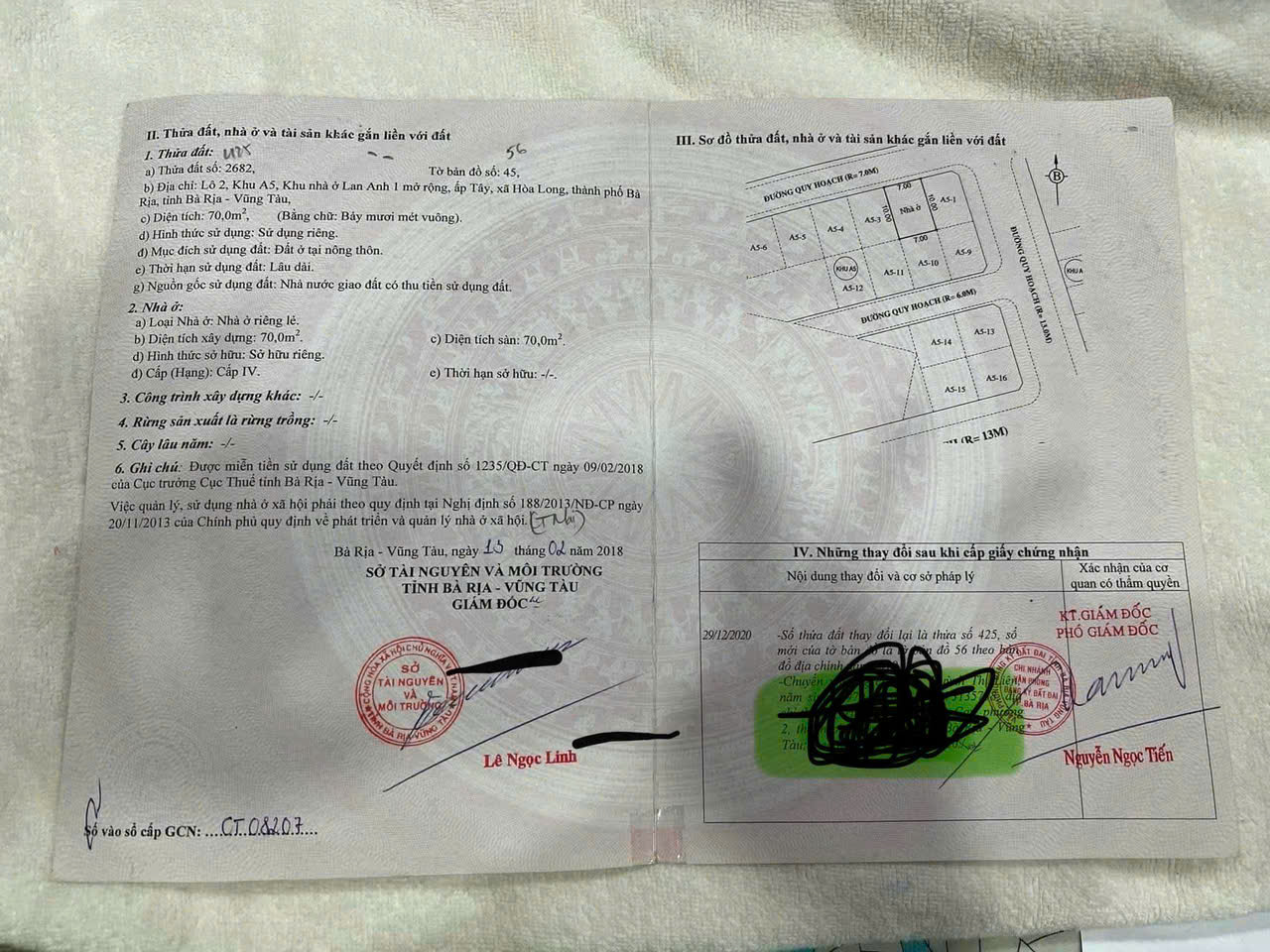CHÍNH CHỦ BÁN NHÀ CẤP 4 - ĐƯỜNG VÕ VĂN KIỆT, TP BÀ RỊA 16019634