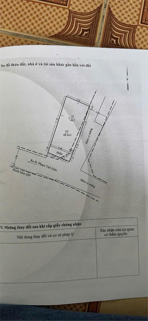 NHÀ ĐẸP – GIÁ TỐT – CHÍNH CHỦ CẦN BÁN NHÀ 2805/45 Đ. Phạm Thế Hiển, Phường 7, Q. 8, TP. HCM 16019724