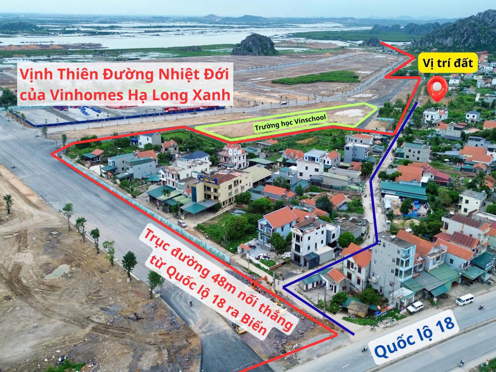 🔥 2 TỶ SỞ HỮU ĐẤT MẶT TIỀN QUỐC LỘ 18 – SÁT VIN HẠ LONG XANH 16019747