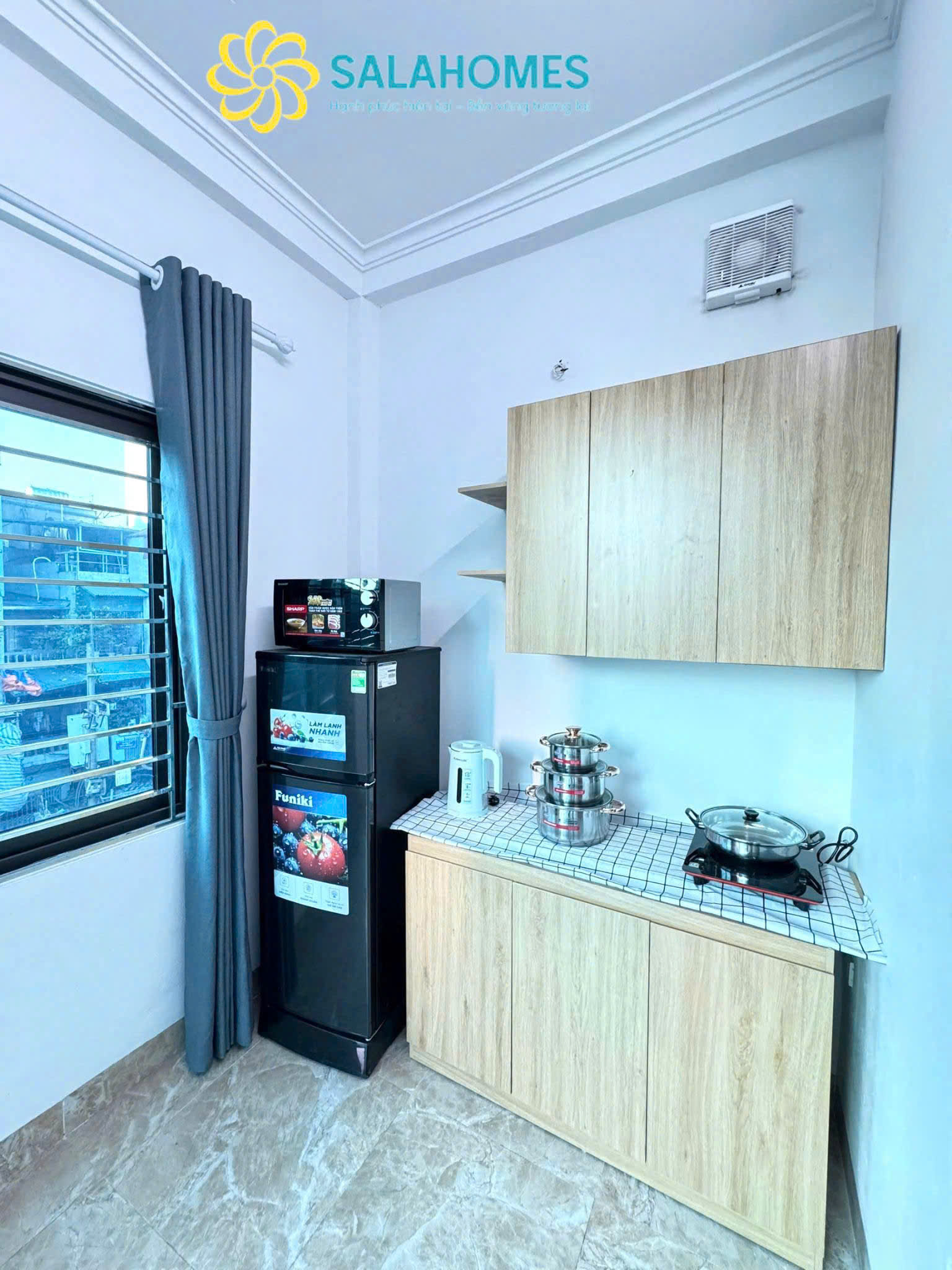 Cho Thuê 1Ngủ 1Bếp thoáng & Full đồ đẹp Ngõ 137 Bạch Đằng, Hoàn Kiếm 16019828