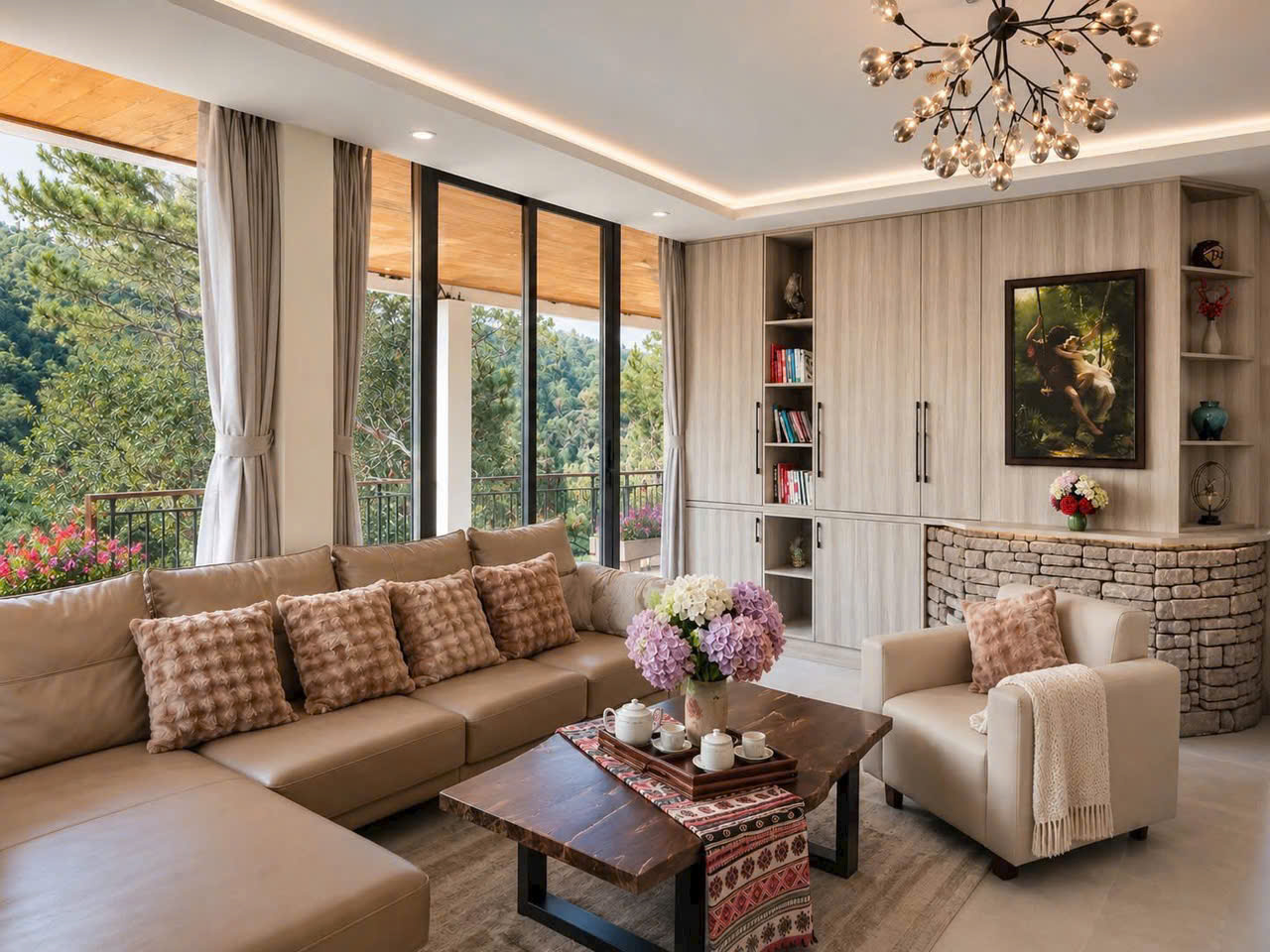 Cho thuê khu nghỉ dưỡng 5ha gồm 5 biệt thự 8 bungalow giá 400 triệu Đà Lạt Lâm Đồng 16019919