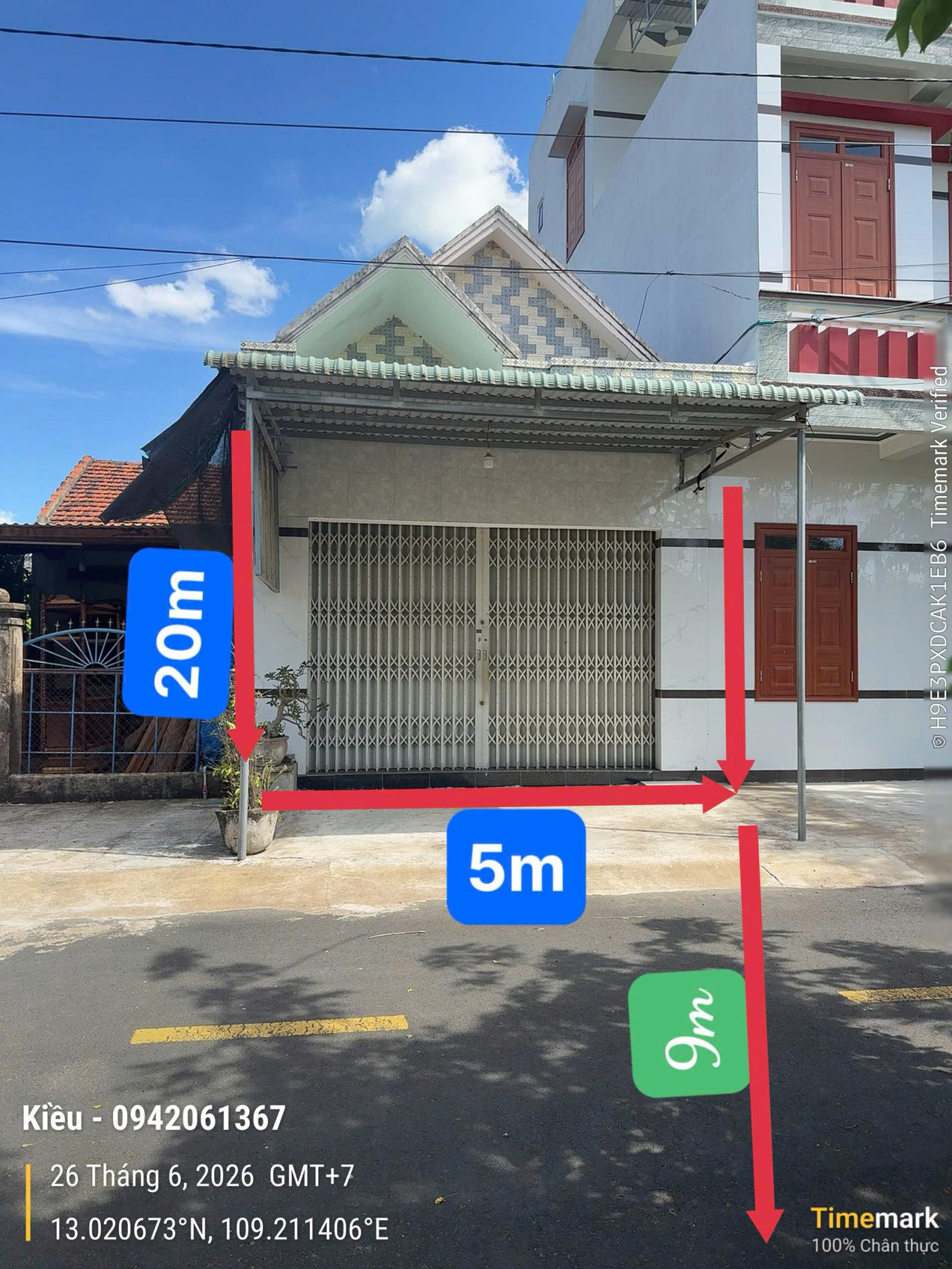 ĐẤU GIÁ NHÀ CẤP 4 TẠI PHÚ HÒA , PHÚ YÊN GIÁ KHỞI ĐIỂM 1.08 TỶ 16019932