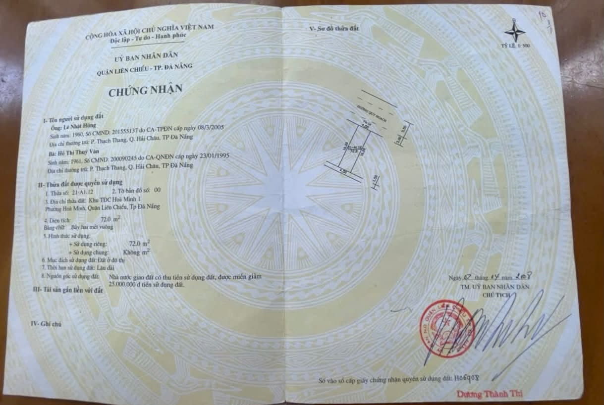 🔴💥Bán đất đường Lê Thiệt - Vị trí đẹp gần biển 16019956