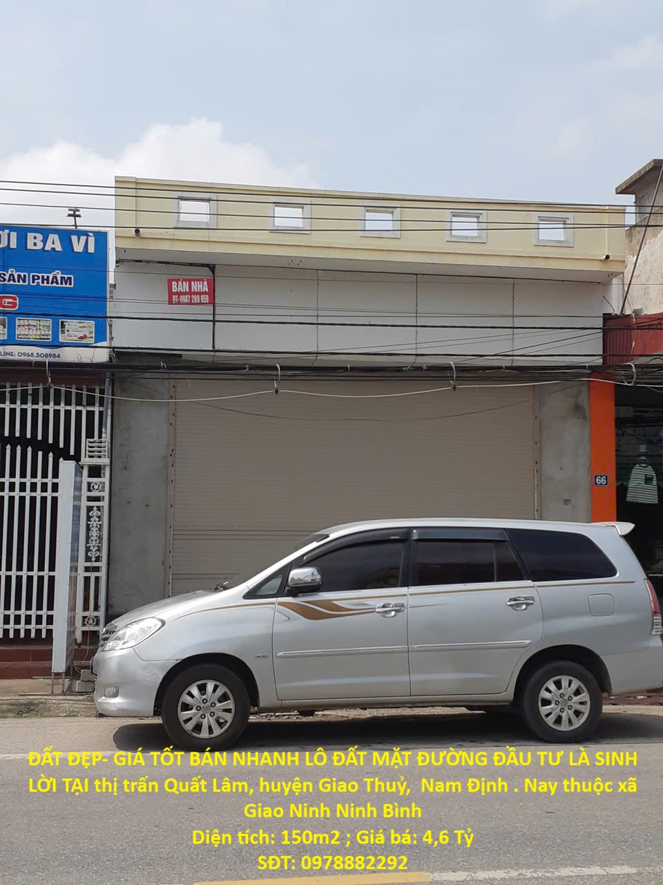 ĐẤT ĐẸP- GIÁ TỐT BÁN NHANH LÔ ĐẤT MẶT ĐƯỜNG ĐẦU TƯ LÀ SINH LỜI TẠI huyện GIAO THỦY , NAM ĐỊNH 16020194