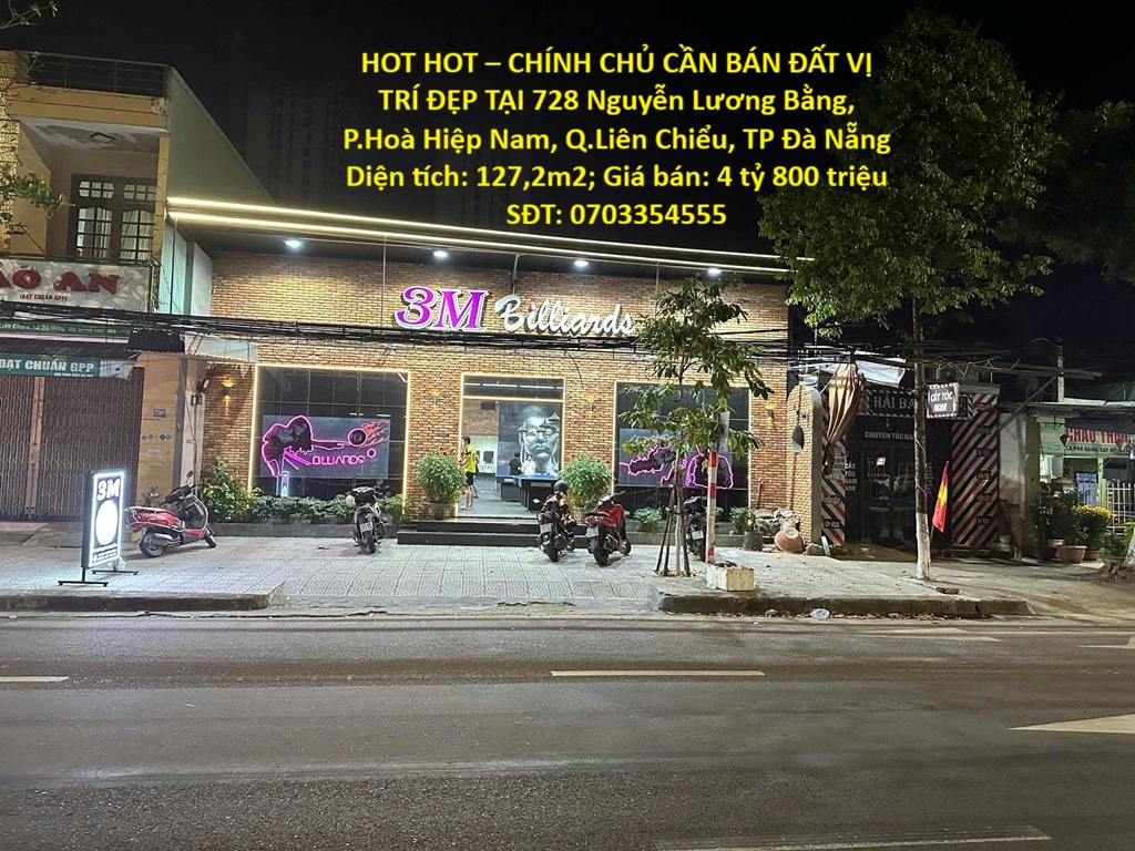 HOT HOT – CHÍNH CHỦ CẦN BÁN ĐẤT VỊ TRÍ ĐẸP TẠI Phường Hoà Hiệp Nam, Q.Liên Chiểu, TP Đà Nẵng 16020265