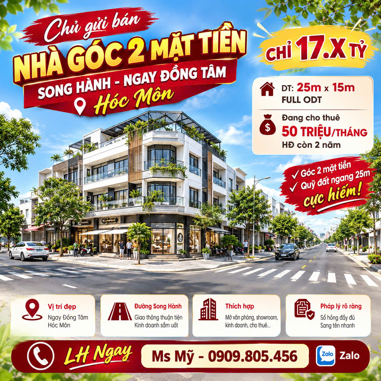 HÀNG HIẾM ĐỒNG TÂM – GÓC 2 MẶT TIỀN SONG HÀNH – 17.X TỶ! 16020515
