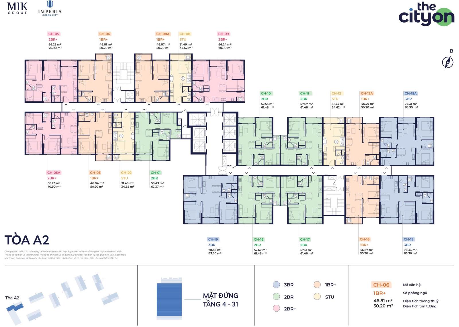 Quà tặng 100 triệu khách booking The Cityon 2.5tỷ 2PN 16020658