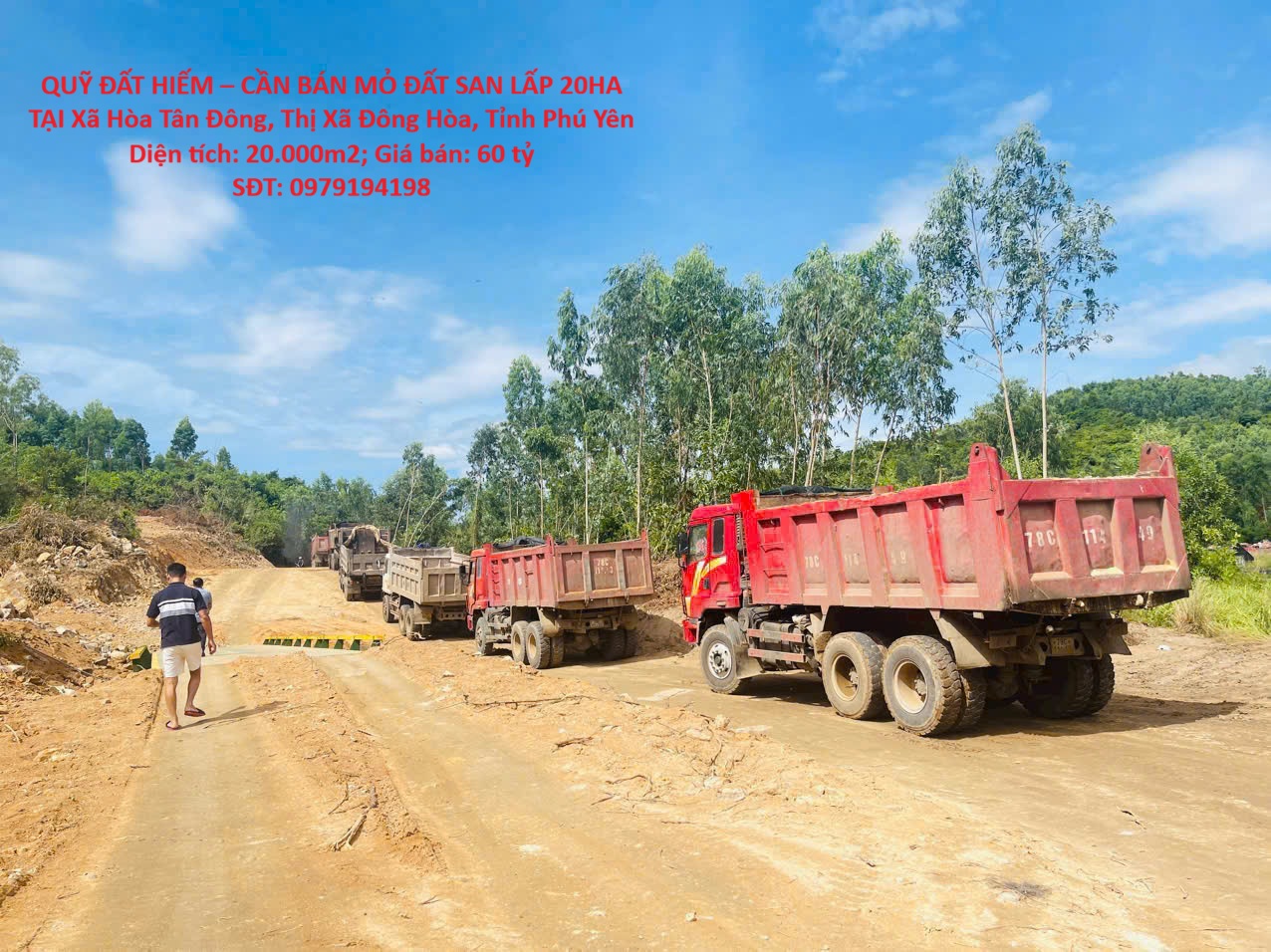 QUỸ ĐẤT HIẾM – CẦN BÁN MỎ ĐẤT SAN LẤP 20HA TẠI Xã Hòa Tân Đông, Thị Xã Đông Hòa, Tỉnh Phú Yên 16020928